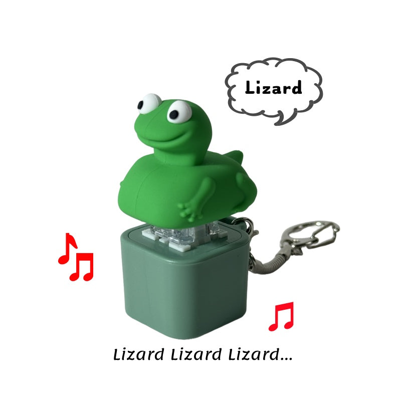 Lizard toy, lizard keychain, rechargeable